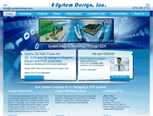 Tablet Screenshot of e-systemdesign.com